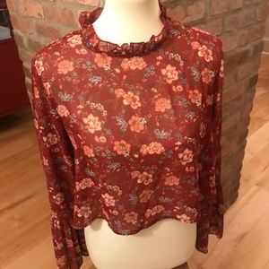 Don't Ask Why floral blouse